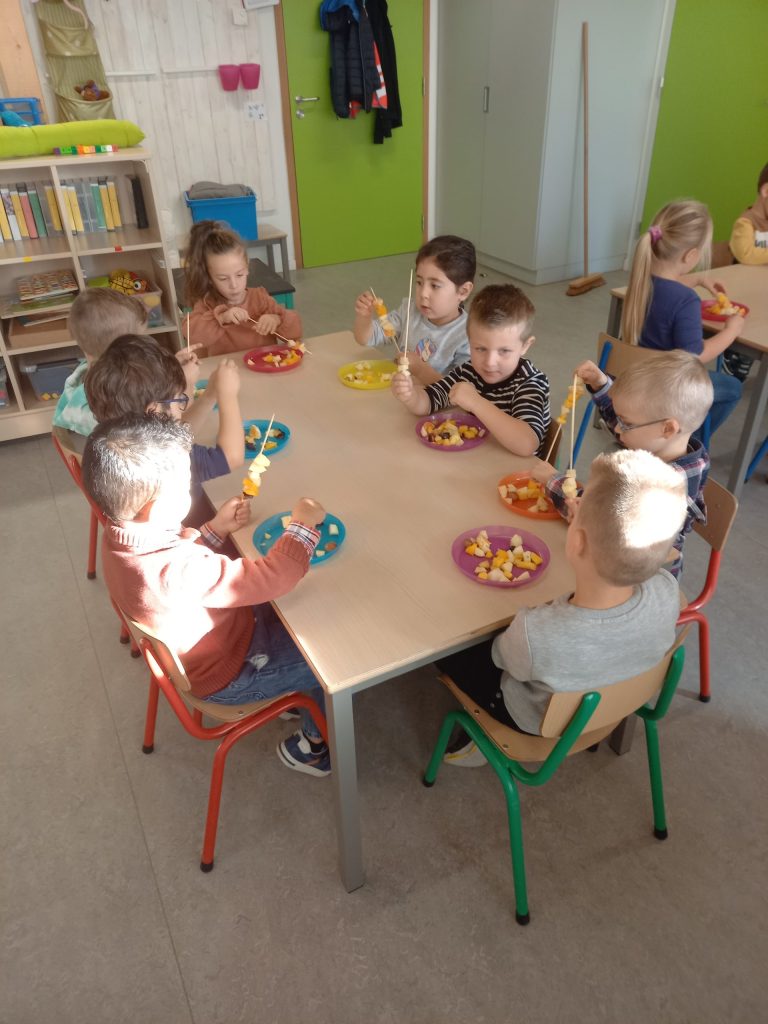 2022/10/18 - Thema Fruit en Rupsje Nooitgenoeg (K2B)